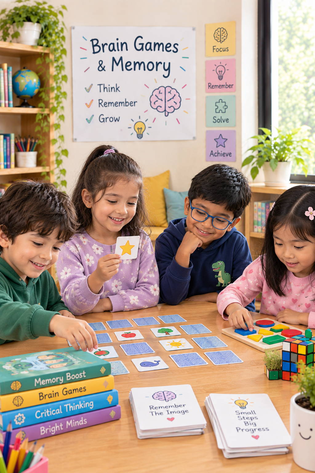 Brain games and memory activity